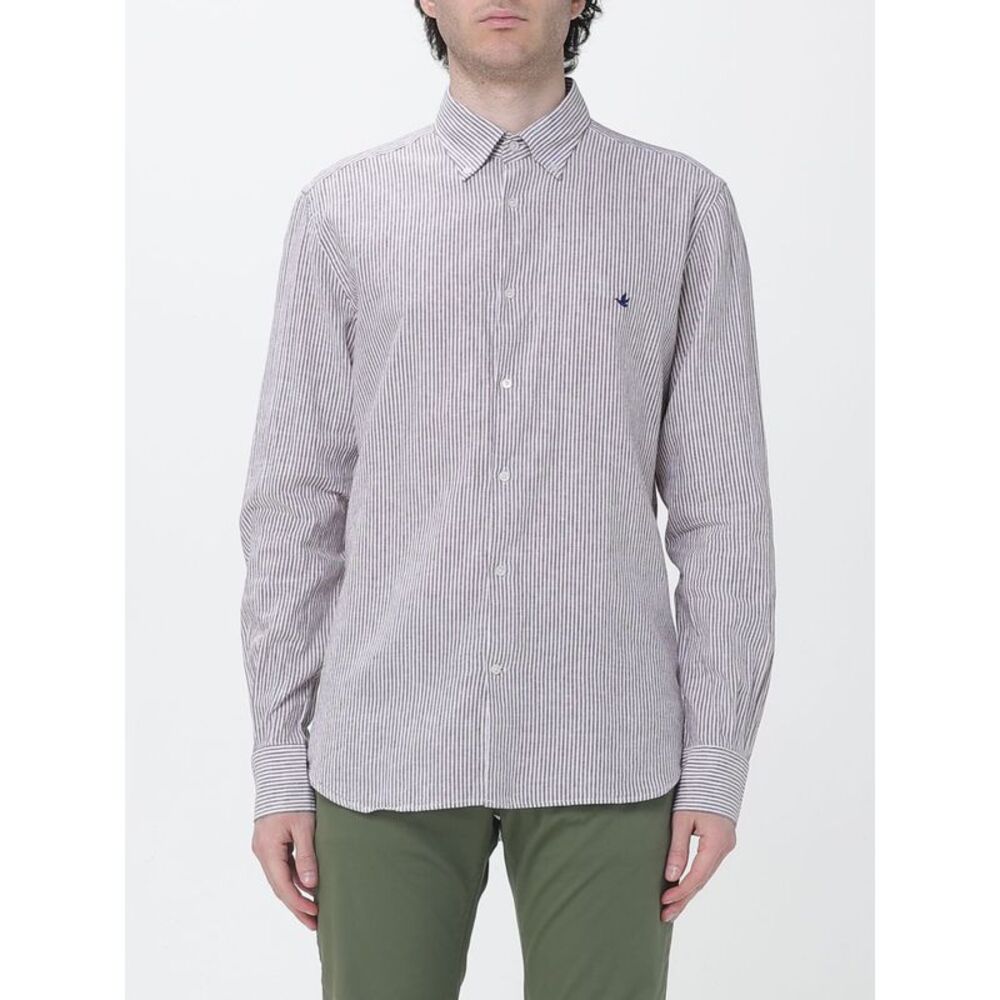 Brooksfield Shirt Men Dark